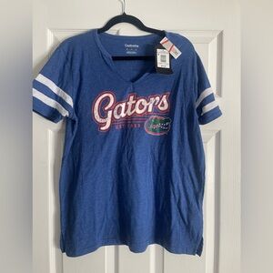 Colosseum Women’s Florida Gators Blue Short Sleeve V-Neck Tee